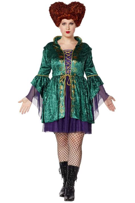 Hocus Pocus Winifred Sanderson Plus Size Costume Dress Plus Size