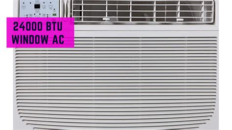 24000 BTU Window Air Conditioner Guide Room Size Electricity