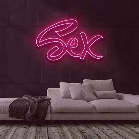 Sex Neon Sign Led Neon Sign Neon Wall Art Neon Light For Etsyde