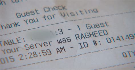 Waiter Fired After Racist Remarks Show Up On Receipts