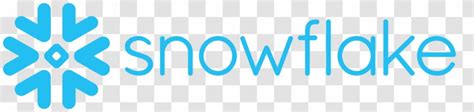 Snowflake Computing Technology Cloud Data Warehouse Text Snow Icon