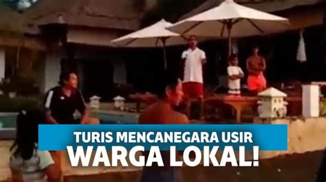 Viral Turis Mancanegara Usir Warga Lokal Saat Di Bali