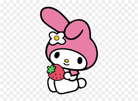 My Melody Holding A Strawberry My Melody Clipart Free Transparent