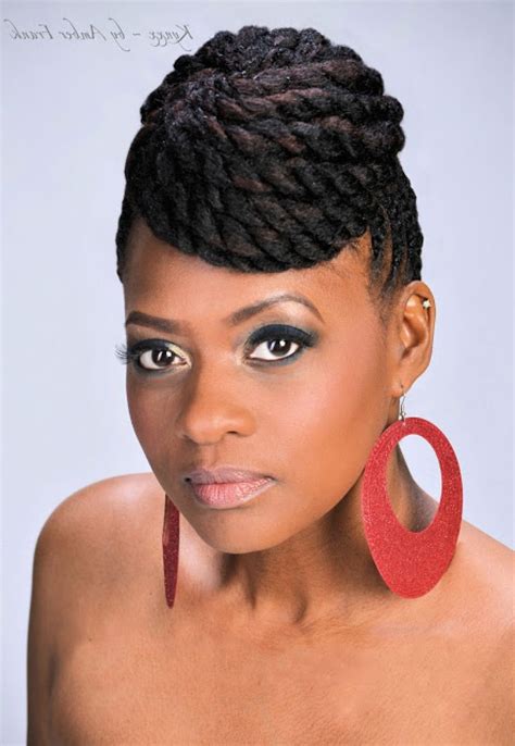 Mohawk Braid Styles Black Women African Hairstyle Women Braids