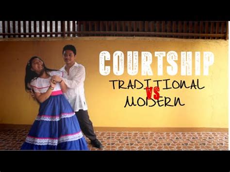 It is an alternative to arranged marriages in which the couple or group doesn't meet before the wedding. Courtship: Traditional vs. Modern (A Project in TLE) - YouTube