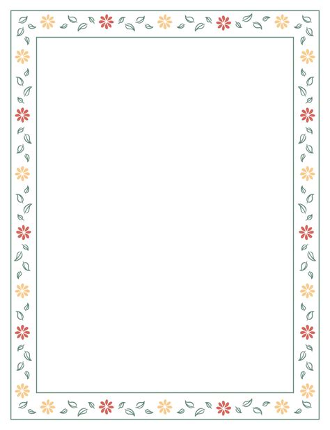 Printable Paper With Borders