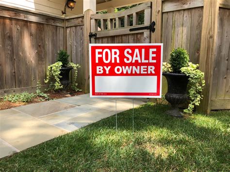 For Sale By Owner Sign Kit 3 Double Sided Signs And 3 Heavy Duty H