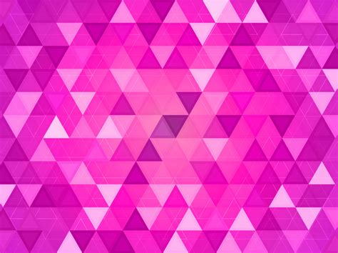 Pink Triangles Geometric Background Vector Vector Art Graphics Freevector Com