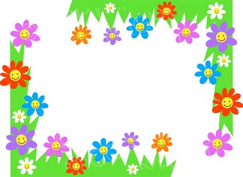 Daisy Page Border Clip Art