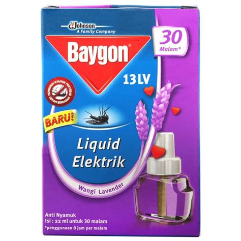 Baygon Lavender Scent 30 Night Electric Liquid 22ml