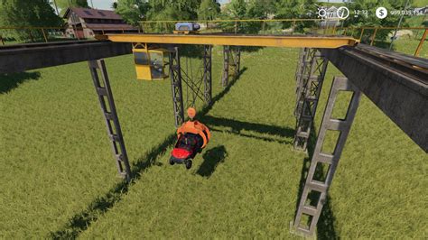 Working Rail Crane V10 Fs19 Farming Simulator 19 Mod Fs19 Mod