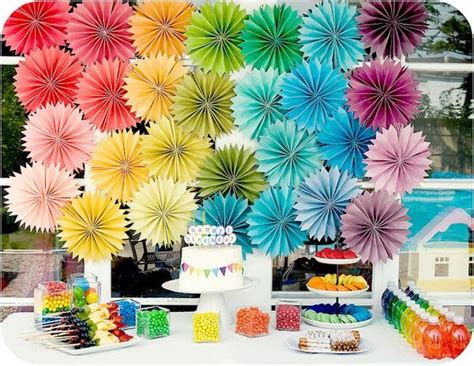 Im Just Lovin The Rainbow Themes Bday Party Birthday Party Tables