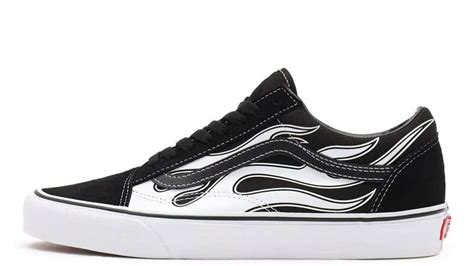 Vans Old Skool Flame Black Where To Buy Vn0a38g1k68 The Sole Womens