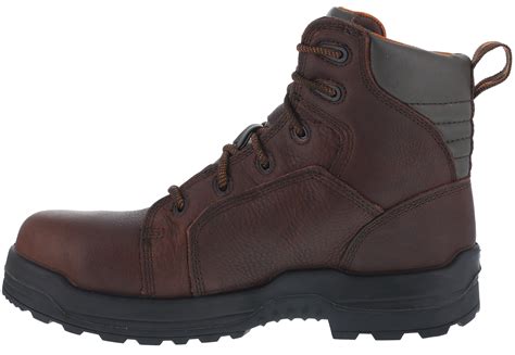 Rockport Mens More Energy Brown 6 Lace Up Work Boots Composite Toe