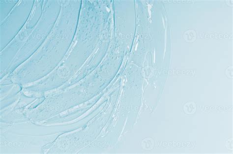 Abstract Cosmetic Background From Thick Transparent Gel Or Antiseptic