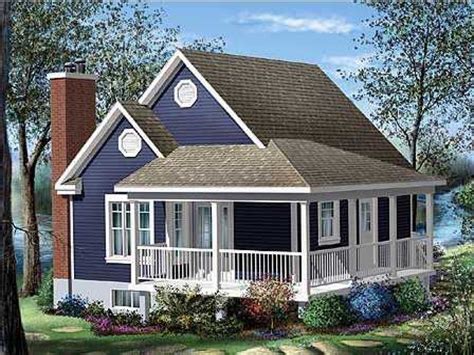Custom modifications available on most plans. Cottage House Plans with Wrap around Porch Cottage House ...