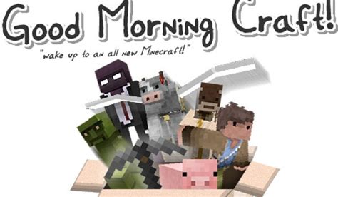 Good Morning Craft Texture Pack Para Minecraft 19 Minecraftings