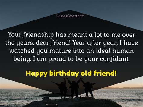 35 Exclusive Birthday Wishes For Old Friend Wishes Expert