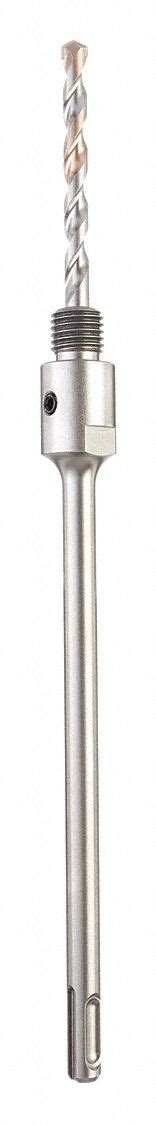 MILWAUKEE SDS Plus Shank 13 In Overall Lg One Piece Core Bit