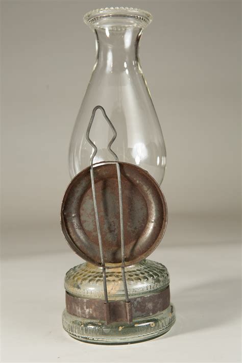 Chimney Oil Lamp Vintage Glass Lantern With Wick Retro Lighting