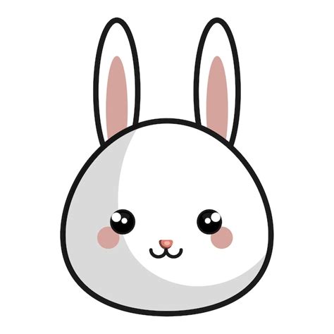 Premium Vector Cute Rabbit Kawaii Style