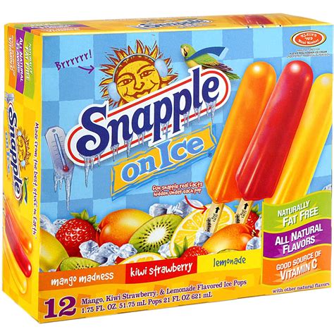Snapple On Ice Pops • Kosher Vegan Ice Cream And Ice Pops • Oh Nuts®