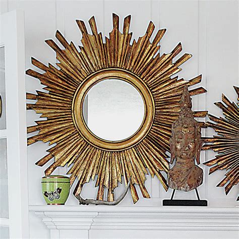 Decorative Sunburst Mirror Mirror Wall Art Framed Mirror Wall