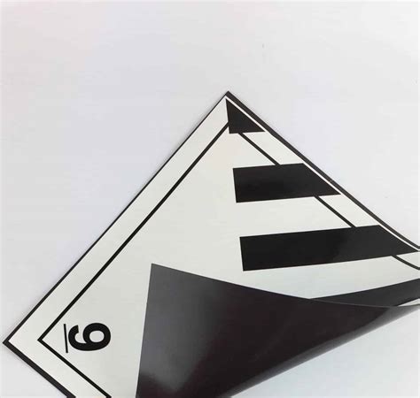Class 9 Miscellaneous Placard On Magnetic Rubber 250mm X 250mm Stock