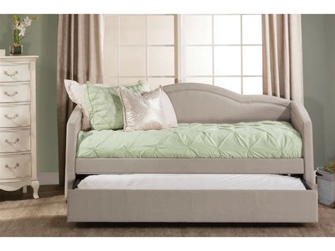 Hillsdale Furniture Bedroom Jasmine Daybed With Trundle Dove Gray