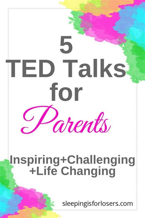 Top 5 Parenting TED Talks | Parenting hacks, Parenting ...