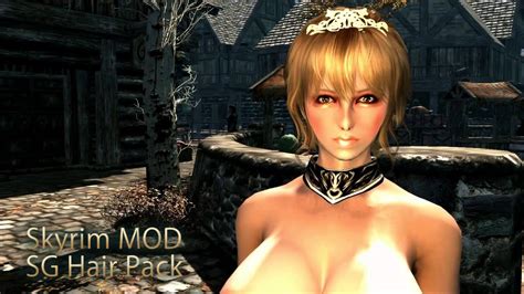 Skyrim Mod Sg Hair Pack 120 Hairs Edition Youtube