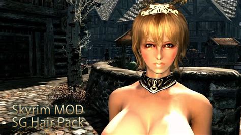 So as the mod author says: Skyrim MOD SG Hair Pack (120 hairs edition) - YouTube