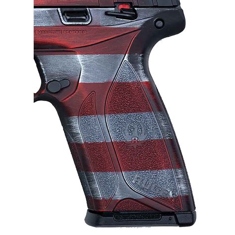 Ruger Security 9 9mm Luger 4in Battle Worn American Flag Pistol 151