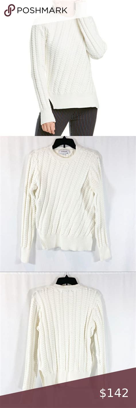 Derek Lam Io Crosby Cable Knit Sweater Cable Knit