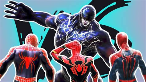 Every Live Action Spider Man Vs Tom Hardys Venom Spider Man Web Of