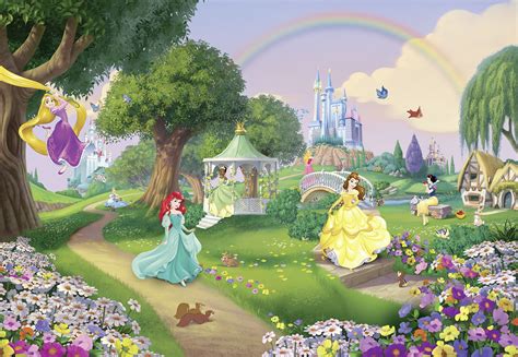 Photomural Princess Rainbow From Disney