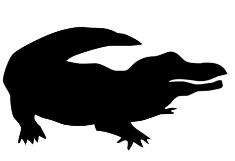 Free Alligator Silhouette Clip Art Download Free Alligator Silhouette