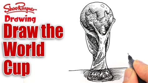How To Draw The Fifa World Cup Trophy Youtube
