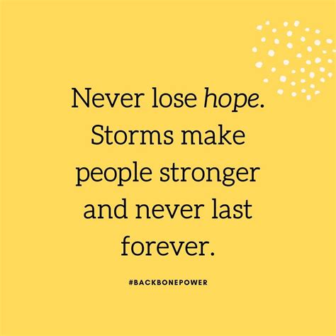 Be strong. Never lose hope. | Never lose hope quotes, Lost hope quotes, Never lose hope