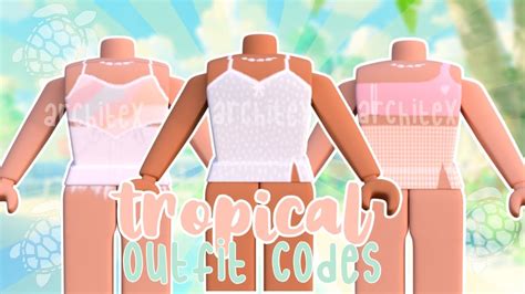 Bloxburg Summer Outfit Codes