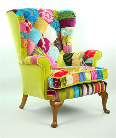 Shop with afterpay on eligible items. Bespoke patchwork armchair in designer velvets | Patchwork ...