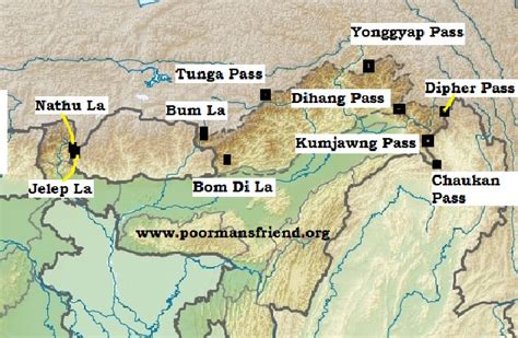 Major Mountain Passes In India And Himalayas Pmf Ias