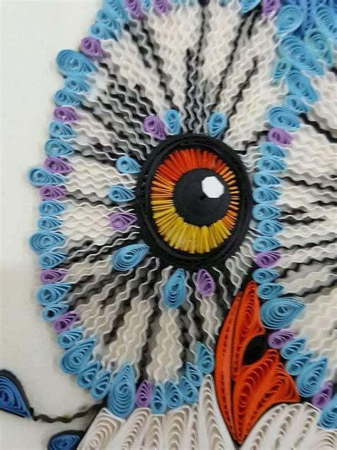 Eulen.eulen.eulen kinderzimmer selbst dekorieren ist enfach. Handgemachte Owl Paper Quilling Kunst von GiftableArts auf Etsy | vögel | Sobres de papel, Arte ...