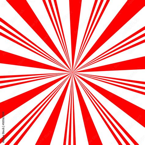 Red White Sunbeam Background Red Striped Abstract Wallpaper
