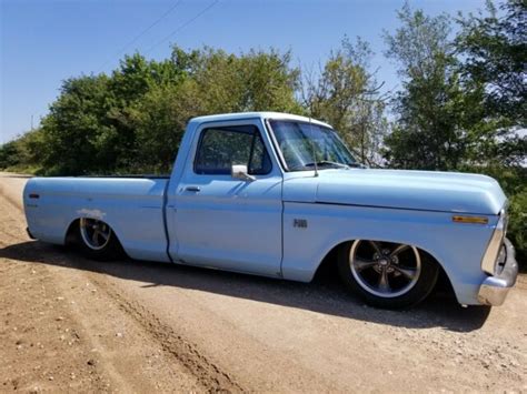 1973 Ford F100 Short Bed 2 Wheel Drive Ls Swap Bagged Lowered Slammed