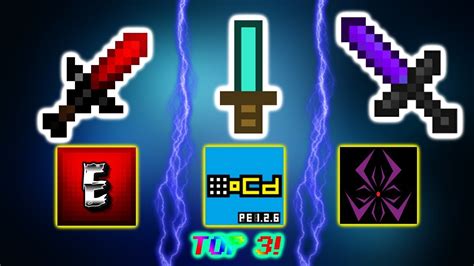 Top 3 Mcpe Pvp Texture Packsfps Boost Youtube