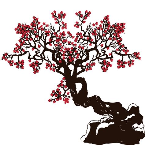Red Cherry Blossom Tree Background 7511524 Vector Art At Vecteezy