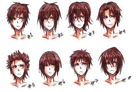 Animehairstyleiibynyuhatter D3kos72 Cabelo Masculino Anime