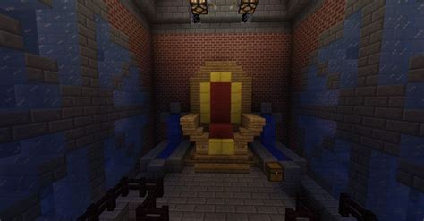Throne Château Minecraft Minecraft Blueprints Minecraft House Designs