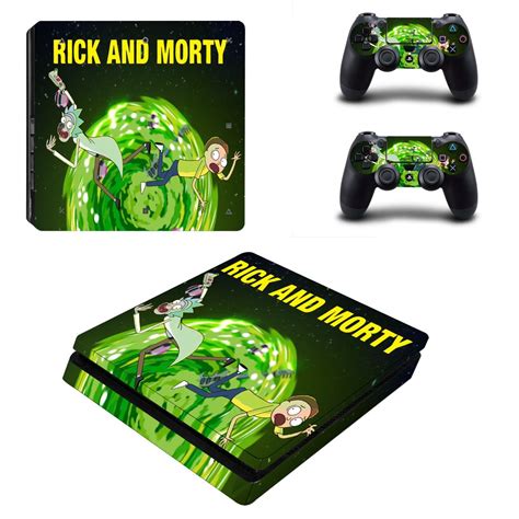 Rick And Morty Decal Ps4 Slim Skin For Playstation Slim